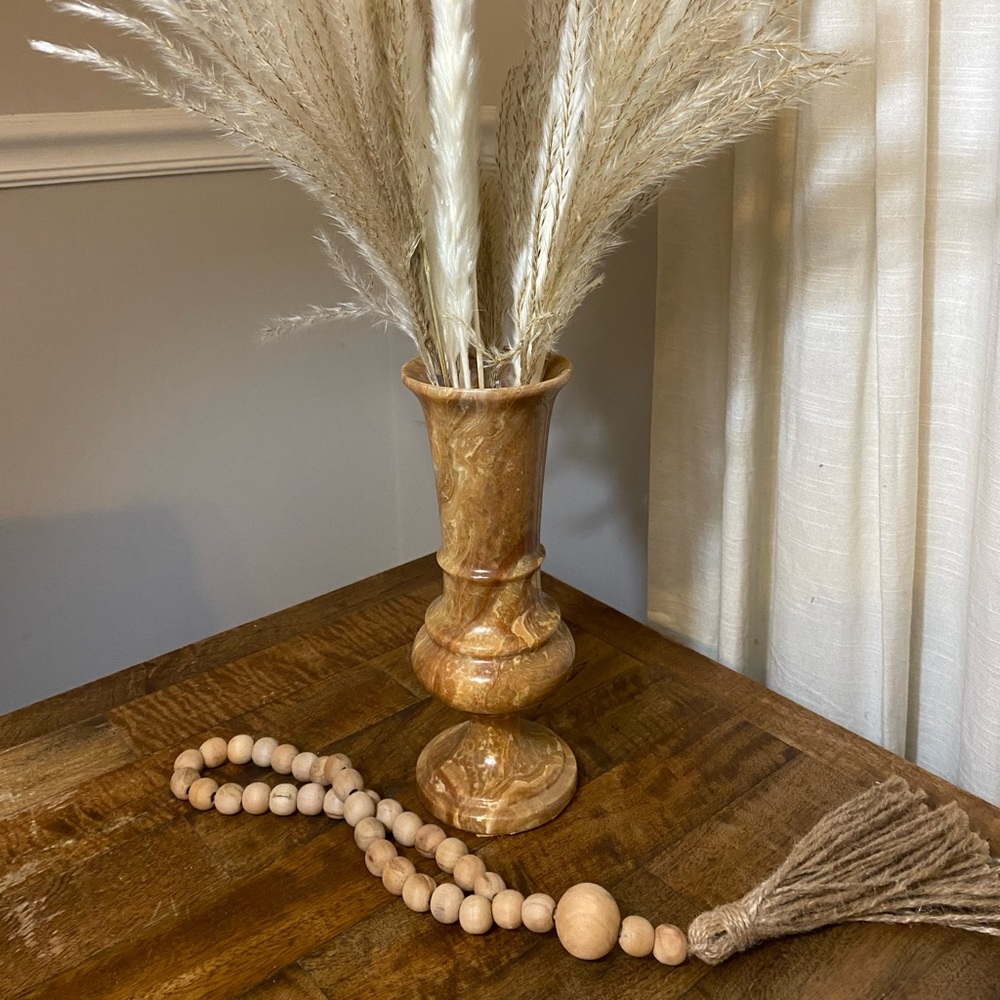 Vintage onyx marble vase!